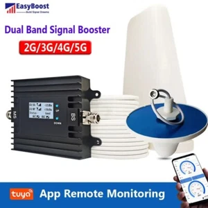 Signal Booster 5G Repeater 2G 3G 4G GSM Celullar Amplifier Tuya App Monitoring - Picture 1 of 13