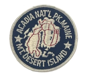 Acadia National Park Maine Mt. Desert Island Patch Made In USA New Old Stock - Picture 1 of 4