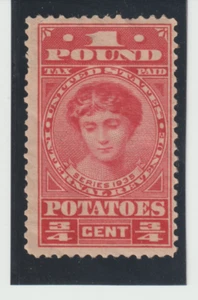 U.S. Revenue Scott # RI-1 Potato Tax Stamp 2ct 1 Lb.1935 issue MLH - Picture 1 of 1