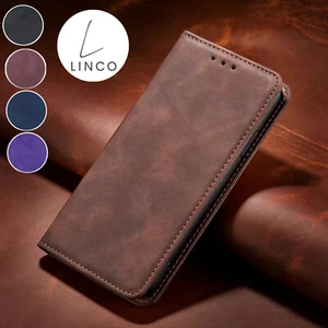 Handyhülle Schutz Taschen Hülle Handy Case Cover Kunstleder Schale in Lederoptik - Bild 1 von 47