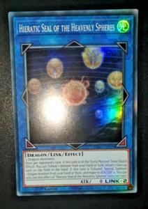 Yugioh Hieratic Seal of the Heavenly Sphere Super Rare RA02-EN039 1st Edition EN - Bild 1 von 1