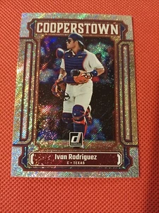 2023 IVAN PUDGE RODRIGUEZ DONRUSS COOPERSTOWN CARD #CT1 TEXAS RANGERS TIGERS - Picture 1 of 2