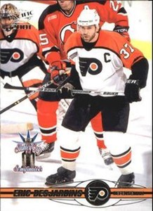 #295 Eric Desjardins - Philadelphia Flyers - 2000-01 Pacific Hockey
