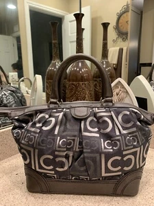 Attraktive Handtasche Liz Claiborne grau Design Doppelgriff - Bild 1 von 10