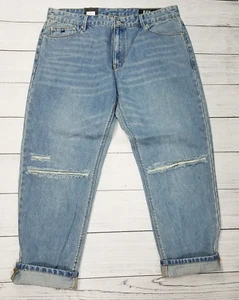 RES Denim Romeo Distressed Boyfriend Jeans Size 32 - Picture 1 of 6