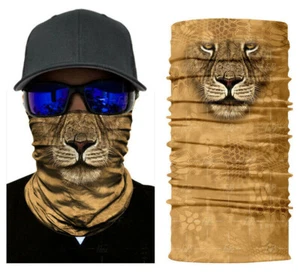 Pull Up Face Mask Scarf AntiPollution Cycle Snowboard Ski Motorcycle UK Lion #12 - Picture 1 of 3