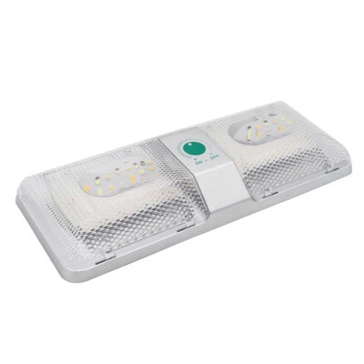 Car Roof Ceiling Double Dome Light Interior Reading Trunk Lamp Waterproof 12V - Изображение 1 из 4