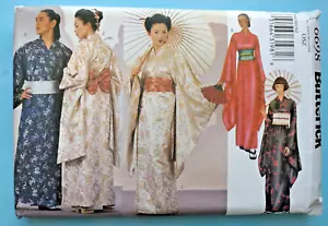 Butterick 6698 Adulto Unisex Kimono Bata Obi Faja Disfraz Patrón XS-XL 32-48 Nuevo - Imagen 1 de 3