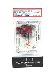 RHYS HOSKINS 2018 Topps Diamond Icons Red Ink Auto 06/25 RC RIA-RH PSA 10
