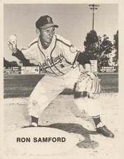RON SAMFORD  1975 TCMA BASEBALL 1961 ROCHESTER RED WINGS