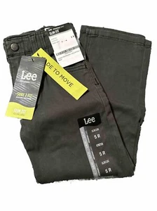 Lee Boys' Little Performance Series Extreme Comfort Slim Fit Jean, Dark Grey 5R - Picture 1 of 1