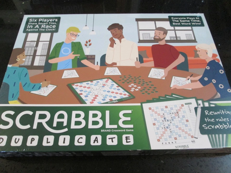 scrabble duplicate board game, new and sealed - Image 1 of 1