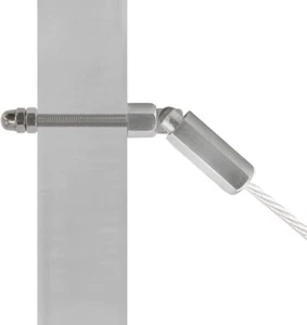 Barandilla de cable de escalera ajustable roscada para cable de 1/8" en postes de 2 x 2, 4 x 4 - Imagen 1 de 8