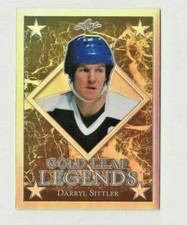2017 18 DARRYL SITTLER LEAF GOLD LEAF LEGENDS SILVER REFRACTOR CARD - SP  MINT