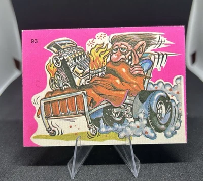 Donruss 1973 Odd Rods #93Sticker/Card Pink Series Bed On Wheels - Image 1 of 2