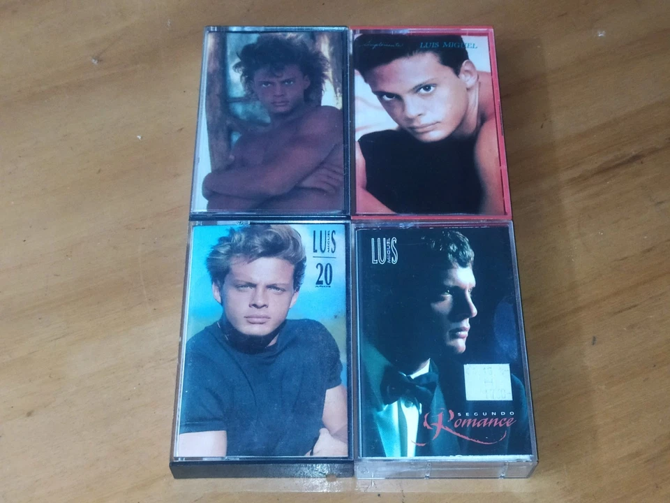Luis Miguel - Lots Four Cassette Venezuela Sonografica Press For A Single Price! - Image 1 of 4