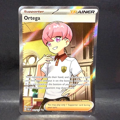 2025 POKEMON PRISMATIC EVOLUTIONS ORTEGA 141/131 ULTRA RARE - Image 1 of 2