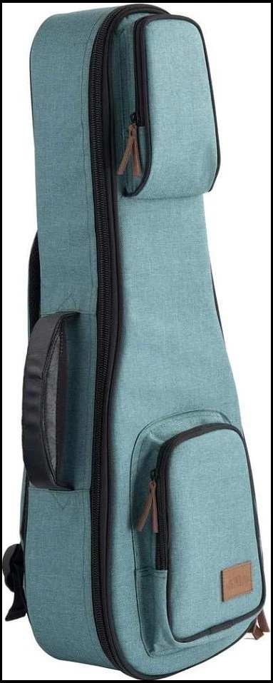 Kala Web Handle 0-String Solid Ukulele Case with 2 Compartments - Bodega Blue - Image 1 of 1