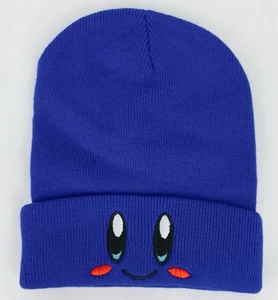 Kirby Unisex Knit Beanie Skully Hat Cap (Blue) One Size Fits Most - Picture 1 of 1