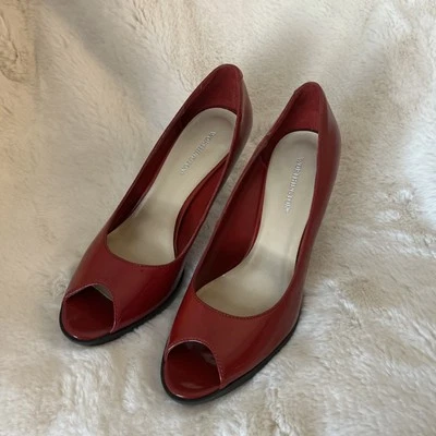 Worthington  Peep Toe Heels Red Size 6 - Image 1 of 4