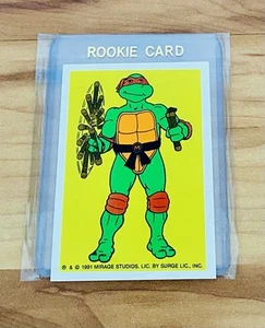 Michelangelo Teenage Mutant Ninja Turtles 1991 Mirage Card Rare TMNT - Picture 1 of 2