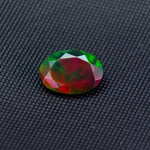 SHOLA Echt 1,47 Ct Natürlicher Schwarz Opal mit Farbenspiel aus Äthiopien - Picture 1 of 8