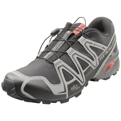 Salomon Speedcross 3 Gore tex Scarpe da Ginnastica Uomo Moda in Nero Grigio 8 UK