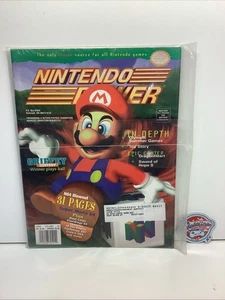 Nintendo Power (Volume 85 June 1996) Super Mario 64 Cover BRAND NEW SEALED - Imagen 1 de 20