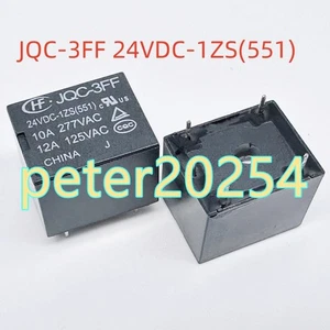 5PC New JQC-3FF 24VDC-1ZS(551) 4-pin Relay #TT - Picture 1 of 1