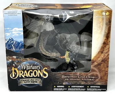 McFarlane’s Dragons Quest For The Lost King Berserker Clan Dragon Human Attacker - Image 1 of 4