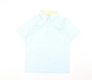 Pegasus Men's Blue Short Sleeve Polo - Medium - Picture 1 of 12