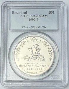 1997-P S$1 PCGS PF69 DCAM Botanical Gardens P153 - Picture 1 of 2