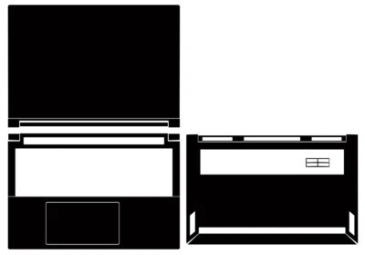 Sticker Skin Cover for Acer SFX16-61G-R5V7 N23Q7 16" Laptop Carbon Vinyl Guard - Image 1 of 4