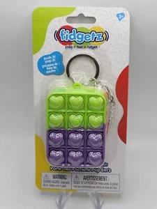 Fidgetz Pop ‘Em’s Pouch Keychain  Backpack Zipper & Clip Vers 3 - Picture 1 of 4