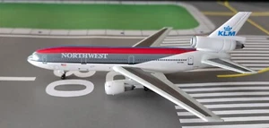 DRAGON WINGS NORTHWEST KLM HYBRID MCDONNELL DOUGLAS DC-10 N237NW 55547 1:400 - Picture 1 of 6