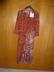 Maxikleid in Rot-Tönen von Desigual, Gr.M, NEU - Bild 1 von 2