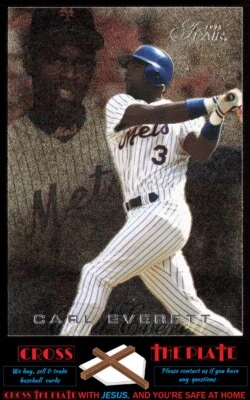 1-1996 Flair Gold Carl Everett New York Mets #317 - Image 1 of 2