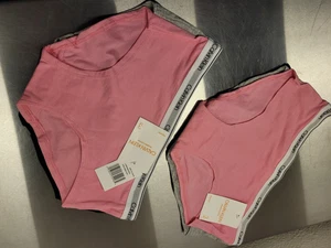 NEW SIX PACK CALVIN KLEIN GIRLS XL MODERN COTTON HIPSTER PANTIES UNDERWEAR - Picture 1 of 4