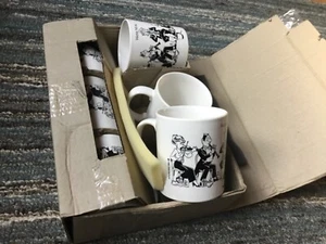 X6 STAFFORDSHIRE TABLEWARE WATER MUSIC VINTAGE MUG - Joan Butler - 1998 - Picture 1 of 6