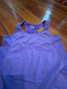 Sleeveless Sport Shirt Women’s Med Amethyst Shade Of Purple - Picture 1 of 4