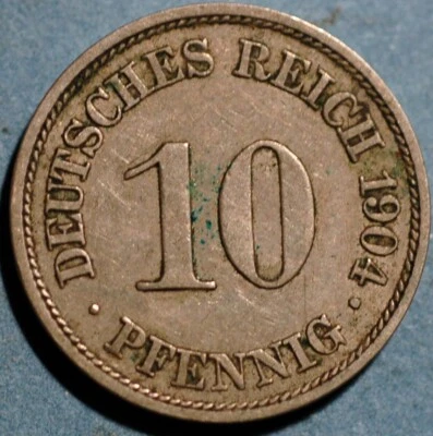 Germany Empire 10 Pfennig 1904 A Wilhelm II KM# 12 - Image 1 of 2
