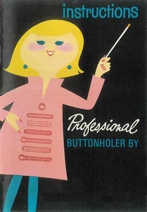 Singer Professional Buttonholer Owner's Operator Manual Zig-Zag Sewing Machines - Picture 1 of 10