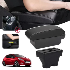 Armlehne Mittelkonsole Mittelarmlehne Ledertop Für 2012-2018 Peugeot 208 206 Neu - Bild 1 von 13