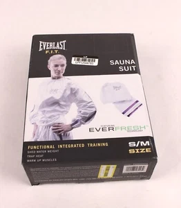 Everlast F.I.T. Sauna Suit White S/M New Sealed in Bag/Open Box - Picture 1 of 5