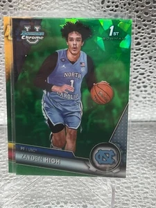 2023-24 Bowman Chrome Sapphire U Green REFRACTOR /99 Zayden High UNC - Picture 1 of 1