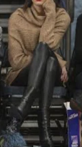 New celebrity INC matte black soft leather like leggings sold out Size L - Picture 1 of 5