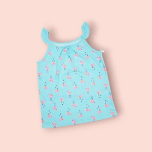 Oshkosh B'gosh Blue Flamingo Tank Top Size 8, 10, 12 NWT Retails $18 - Picture 1 of 1