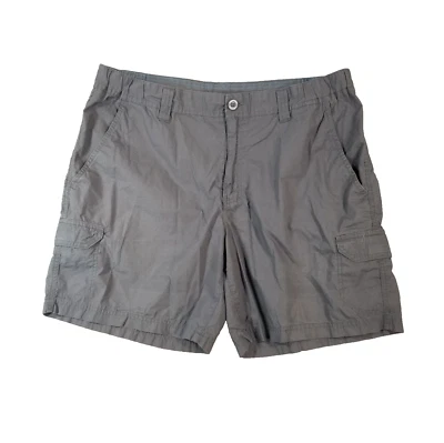Columbia cargo Pantalones Cortos Senderismo Hombre 40 x 8 Confort Cintura Gris Algodón Ligero Foto 1 de 4