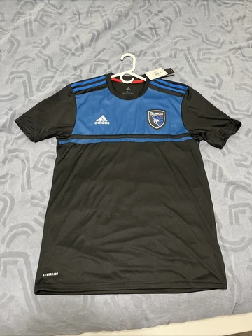 San Jose Earthquakes Jersey Men’s Medium Adidas New Cover