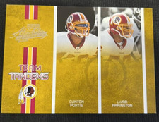 CLINTON PORTIS LaVar Arrington 2005 Absolute Memorabilia Team Tandems #228/250